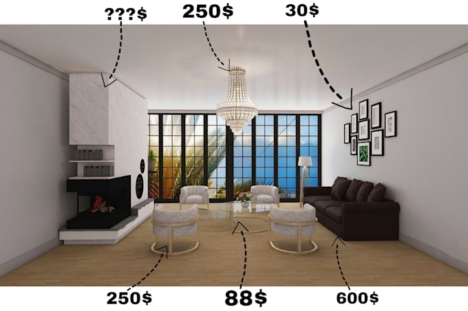 do ikea wayfare furniture interior design 3d rendering