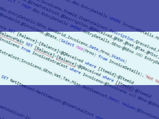 do sql queries, database designing, and assignment