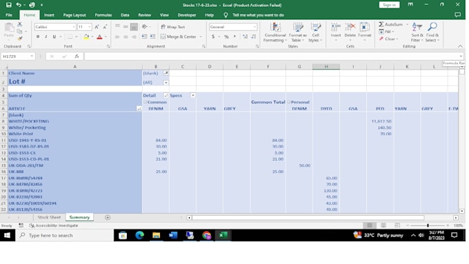 Create automated inventory management system in excel by Umarali86 | Fiverr