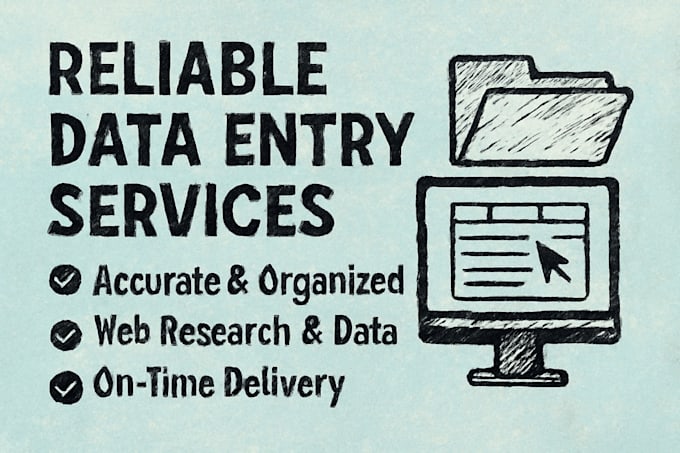 do excel data entry, copy paste and website data entry tasks