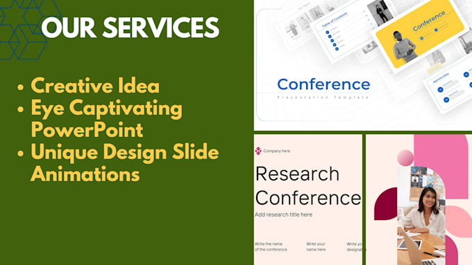 create engaging powerpoint presentations for conferences, workshops, and webinar