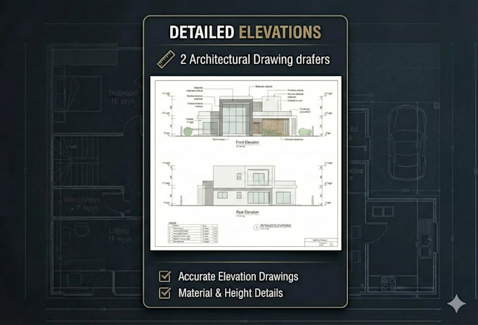 draw fast architectural autocad floor plans and elevations