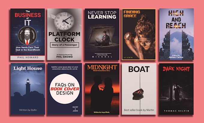 do professional book cover and ebook cover design