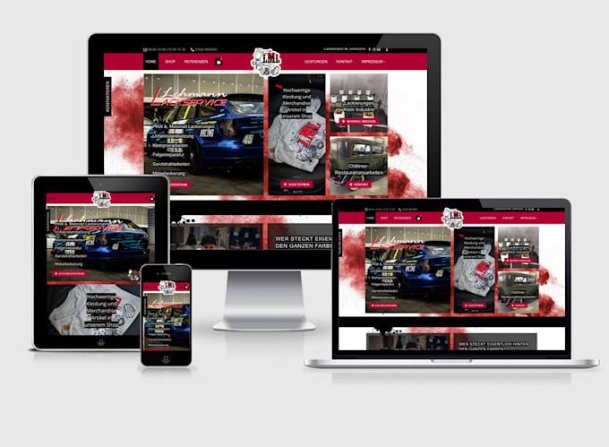 design website and online store with wordpress woocommerce