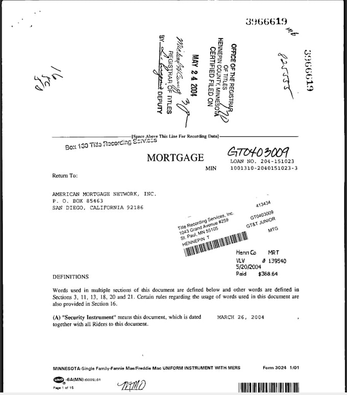 Do title searches, pull all the report and documents for your property