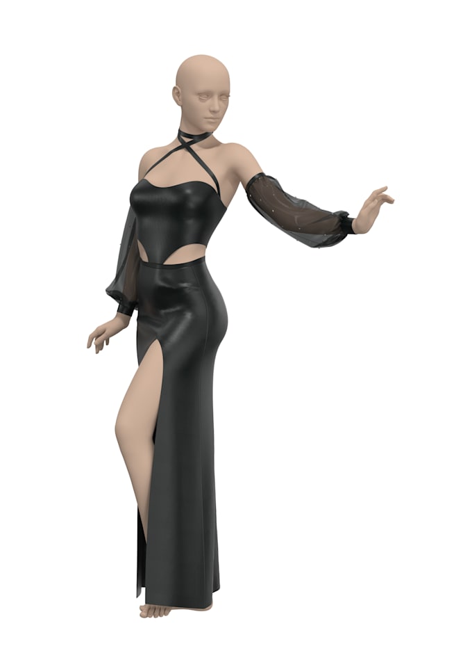 create 3d clothing, 3d garment, 3d fashion design animation