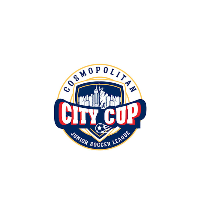 design city cup soccer logo