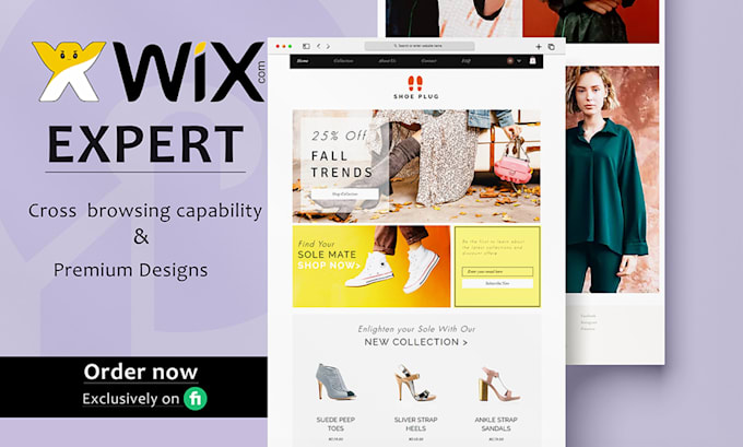 develop wix ecommerce,sales funnel,redesign, wix website,landing page