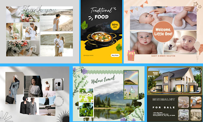 design anything in canva, instagram posts, real estate,flyer