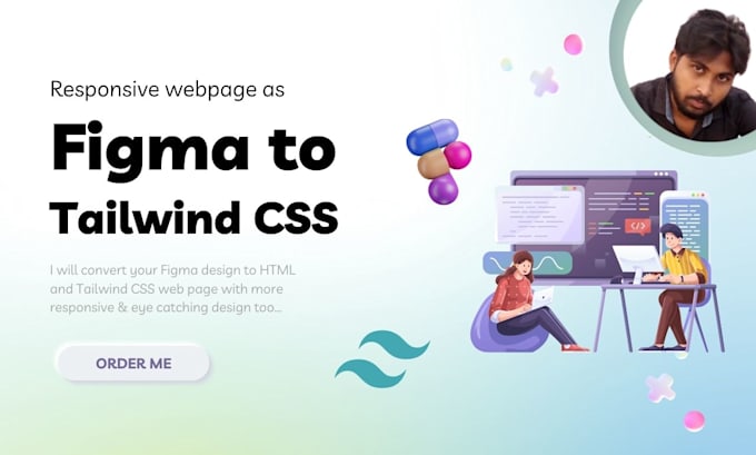 Convert into tailwind css from your figma design by Masudur2200 | Fiverr