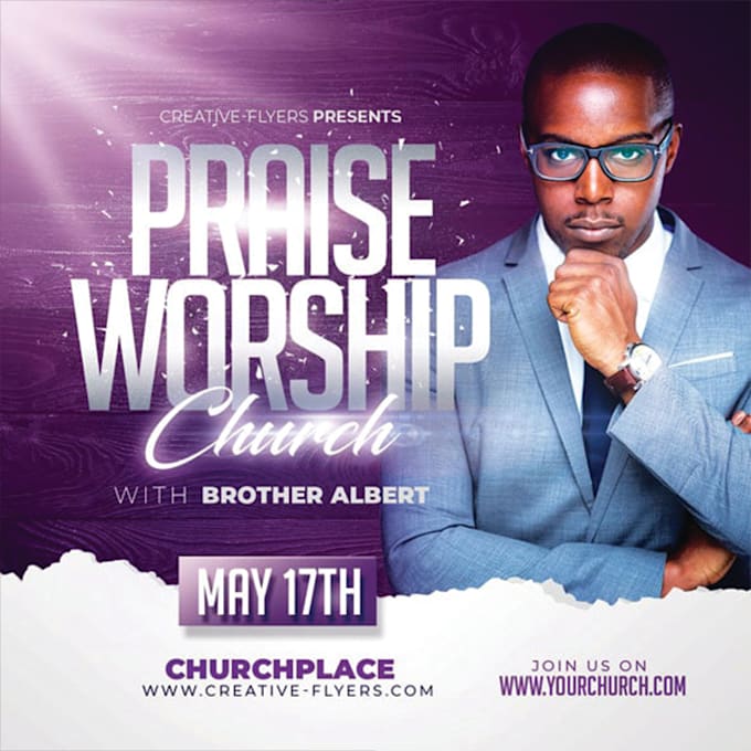 design church flyer or event flyer