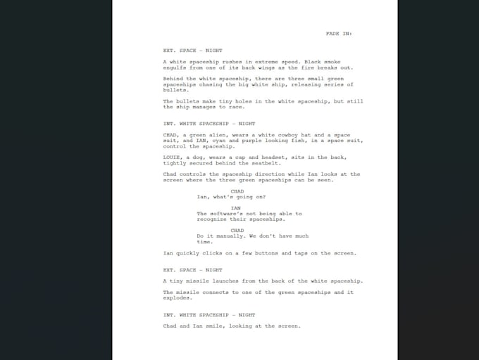 adapt your short story or novel into a screenplay