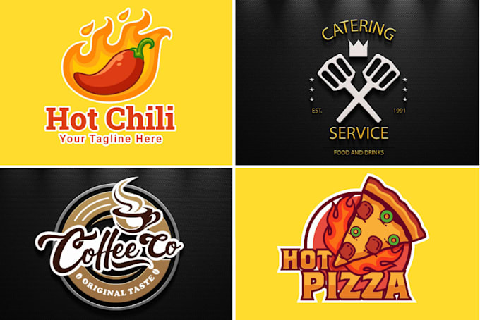 do unique fastfood,bakery,bread,pizza and restuarent logo