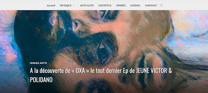 write and publish an article on a french magazine