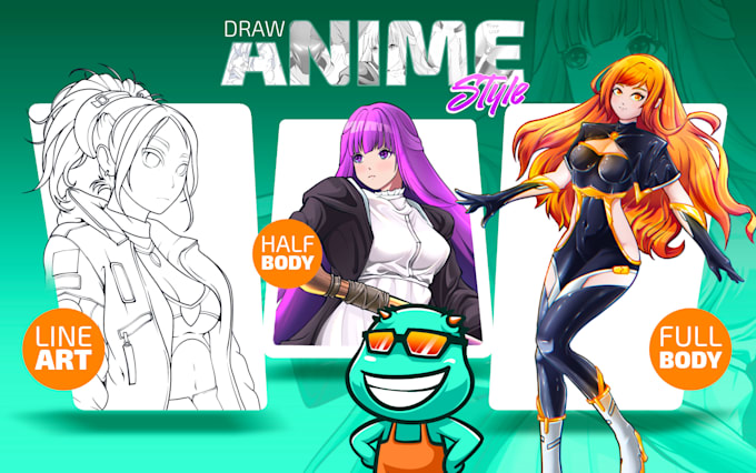 draw anime illustration, sfw, nsfw, vtuber art, oc art