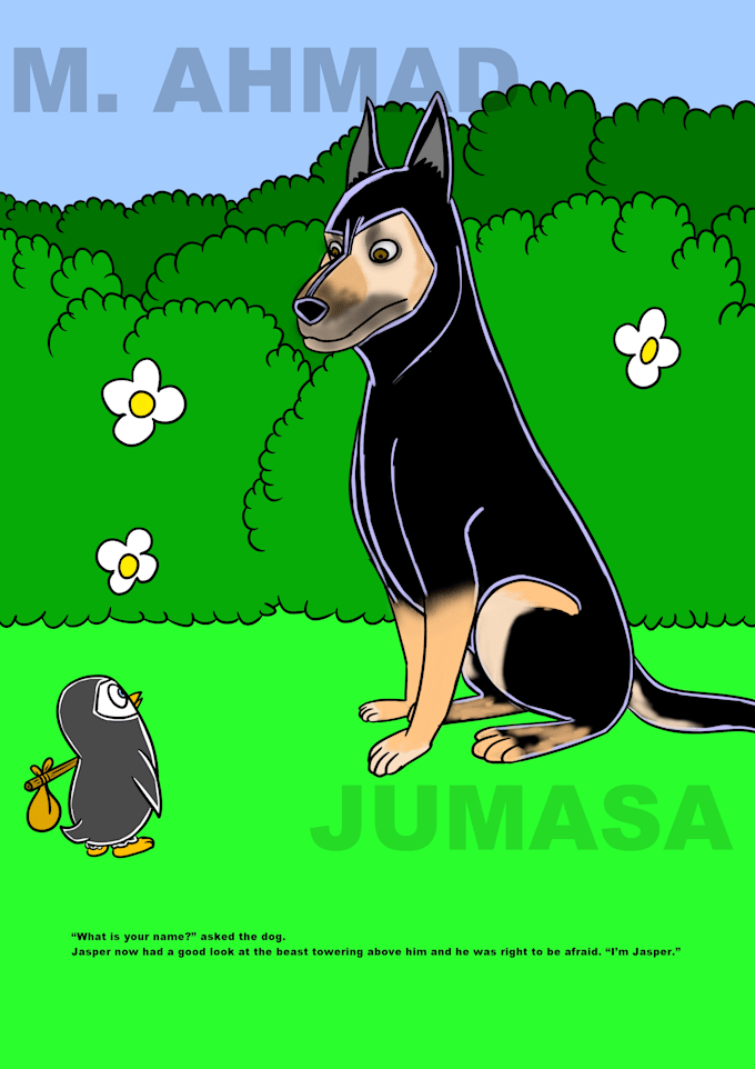 draw an illustration for children with friendly price