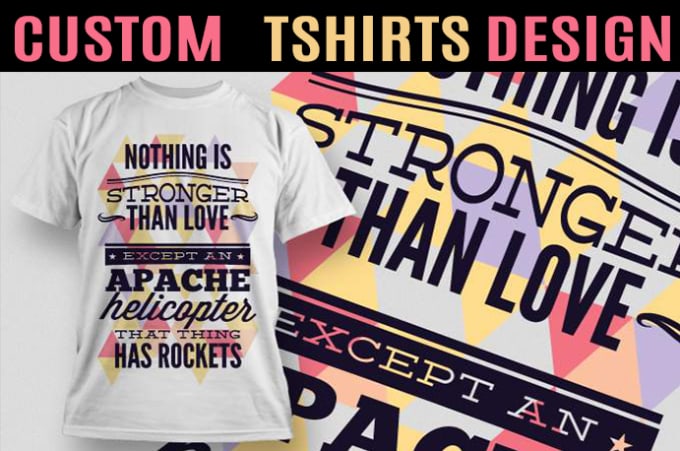 Create trendy teespring or t shirt design by Logodesignar