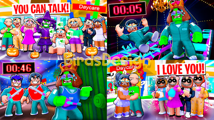 create a professional roblox thumbnail