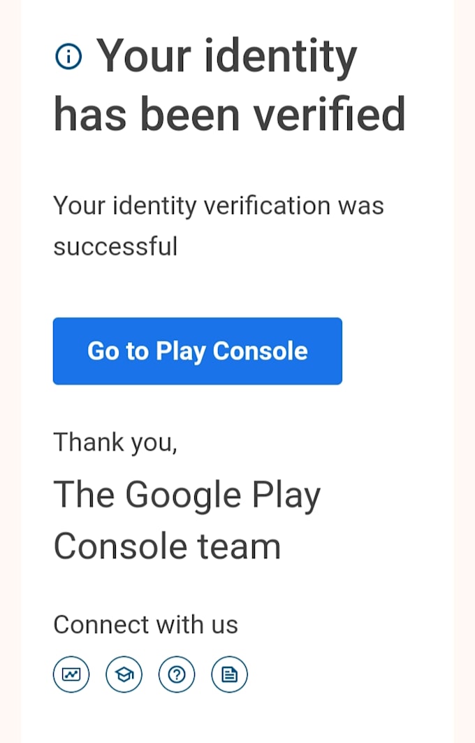 create fresh google play console account