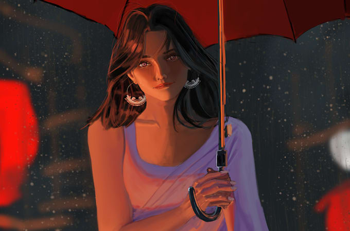 draw semi realistic art