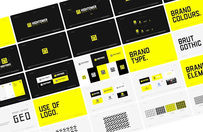 design logo with a brand style guide, brand identity