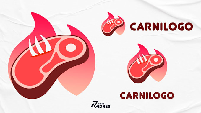 create and design a logo, positive and negative included