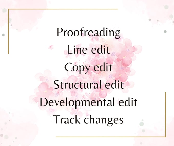 proofread and edit your novel