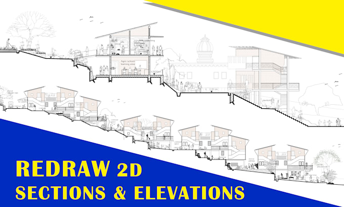 redraw precise 2d architectural drawings in autocad