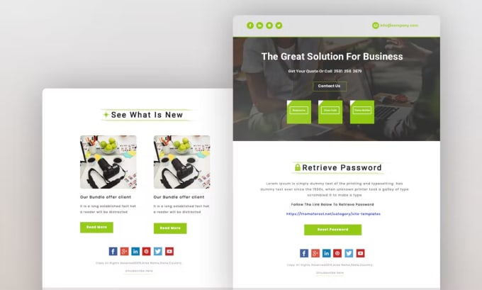 Design editable substack klaviyo beehiiv mailchimp email newsletter