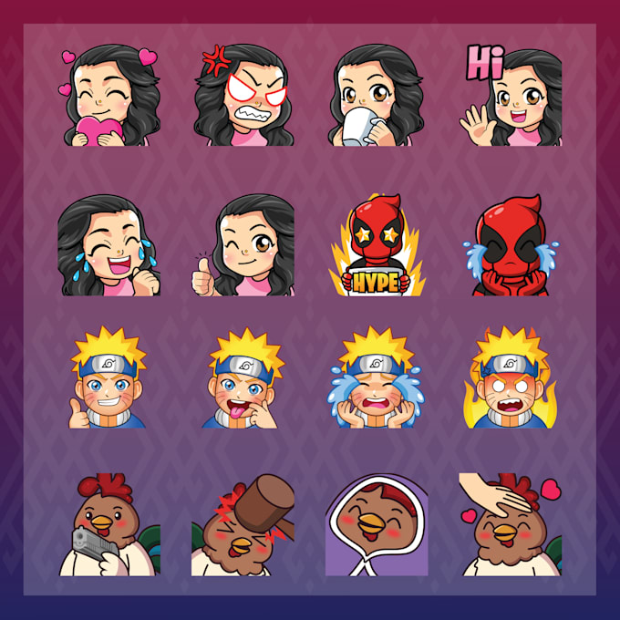 create pro custom twitch emotes, sub badges