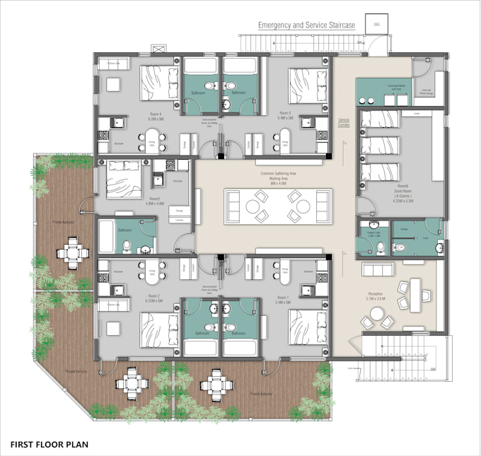 draft architectural and interior floor plan section elevation drawings