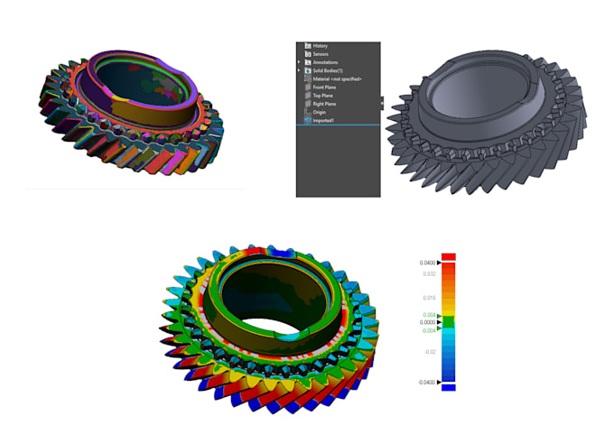 do a reverse engineering from a 3d scan and stl file