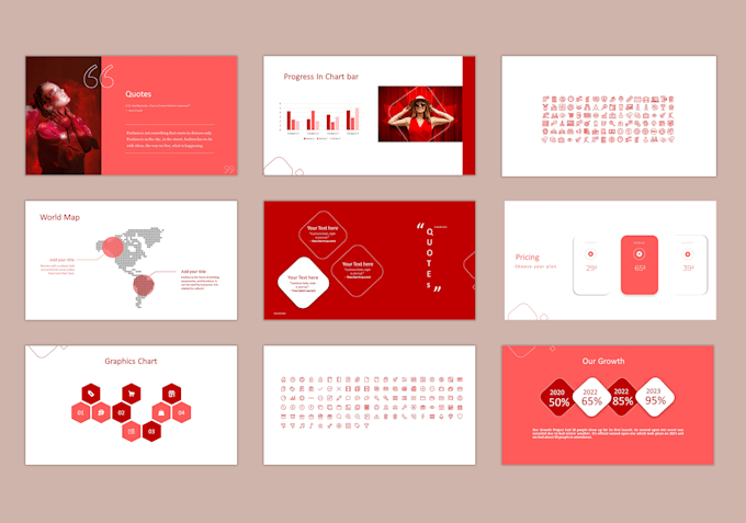 design google slide and powerpoint master template