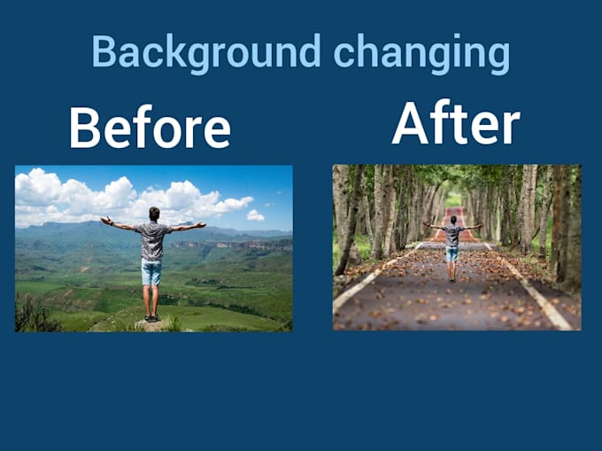 remove and changing background of images