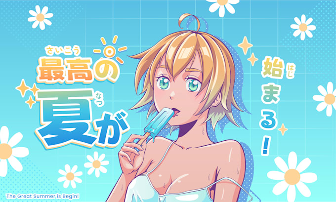draw anime art illustration for pfp, vtuber, oc, fanart