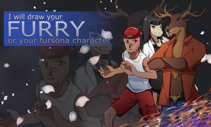 draw your furry or fursona character