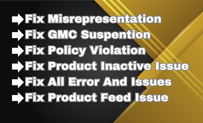 fix google merchant center suspension and misrepresentation