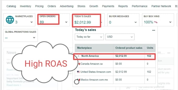 set up amazon seller account product listing