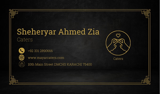 make elegant and modern business or visiting card for you