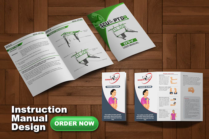 create user manual instruction guide for your product
