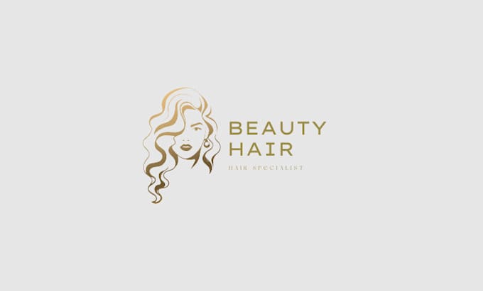 do beauty luxury spa or hair saloon logo
