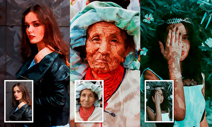 turn your portrait photos into a watercolor style