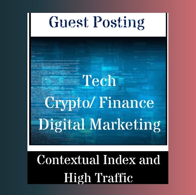 provide high quality guest posts with dofollow backlinks