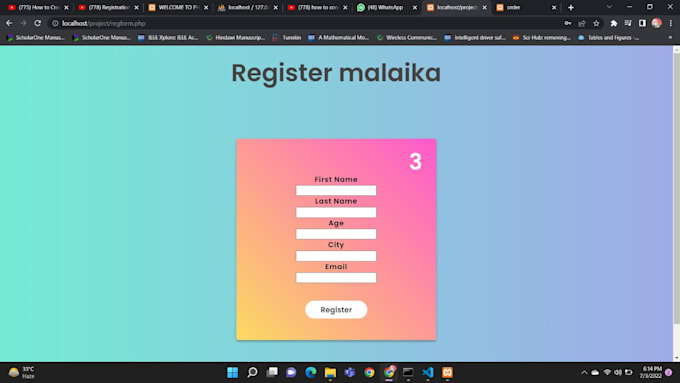 Create a responsive website with html css and javascript with unique ...