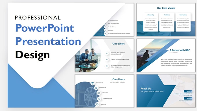 Design professional powerpoint presentation by Designer_pptx | Fiverr