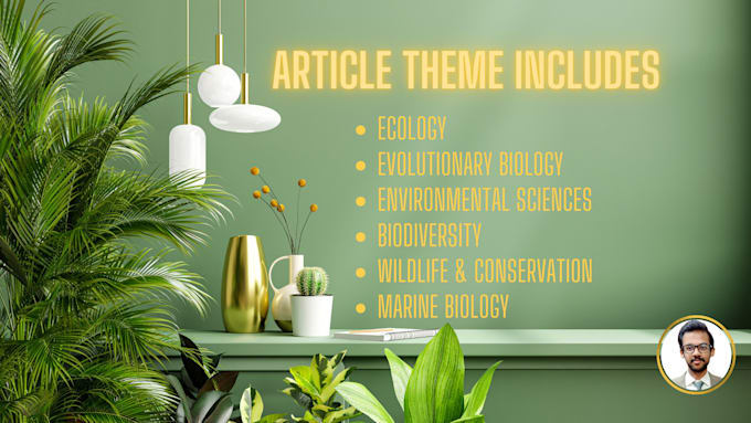 write ecology evolution biodiversity marine forestry article