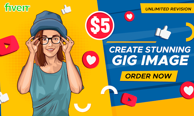 design eyecatching gig image, thumbnail picture