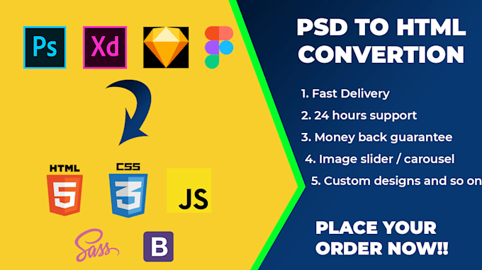create responsive custom websites or web app as a full stack developer