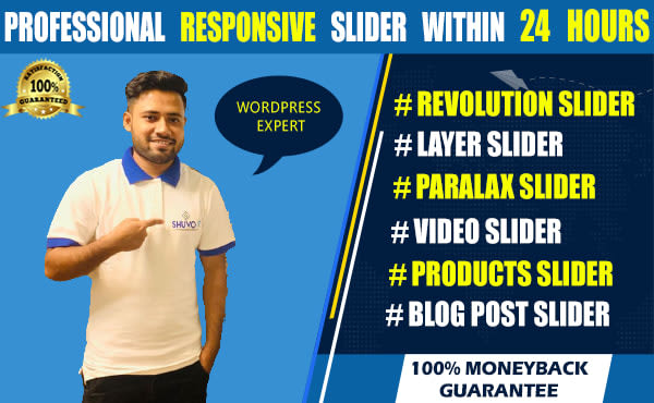 create responsive revolution slider