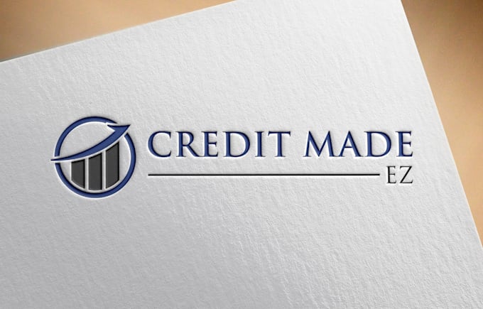 design modern credit repair, consulting, financial logo
